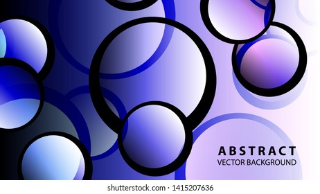 Abstract Colorful Buble Background Vector illustration