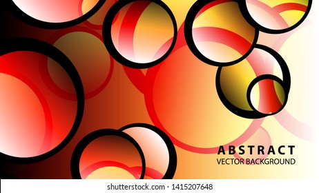 Abstract Colorful Buble Background Vector illustration
