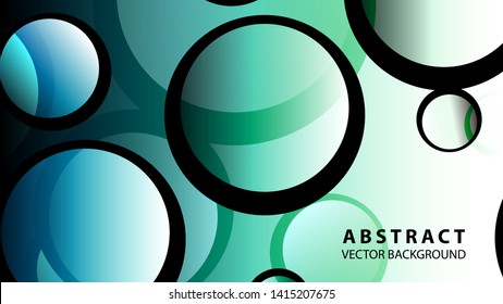 Abstract Colorful Buble Background Vector illustration