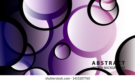 Abstract Colorful Buble Background Vector illustration