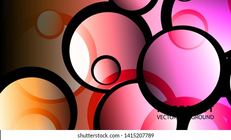 Abstract Colorful Buble Background Vector illustration
