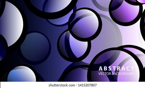 Abstract Colorful Buble Background Vector illustration