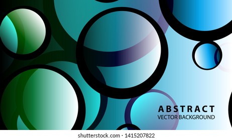Abstract Colorful Buble Background Vector illustration
