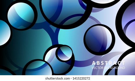 Abstract Colorful Buble Background Vector illustration
