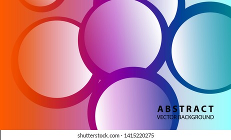 Abstract Colorful Buble Background Vector illustration
