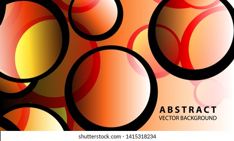 Abstract Colorful Buble Background Vector illustration
