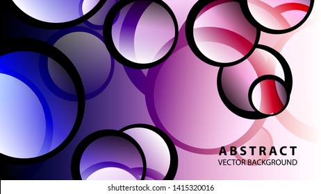 Abstract Colorful Buble Background Vector illustration

