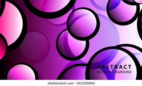 Abstract Colorful Buble Background Vector illustration
