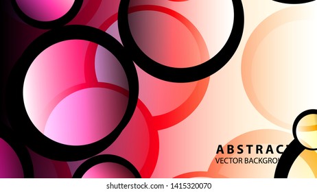 Abstract Colorful Buble Background Vector illustration
