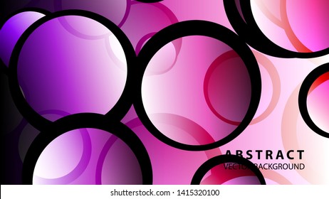 Abstract Colorful Buble Background Vector illustration
