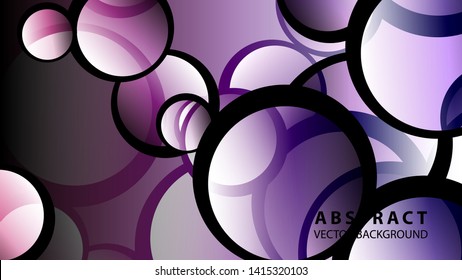Abstract Colorful Buble Background Vector illustration
