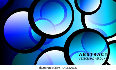 Abstract Colorful Buble Background Vector illustration
