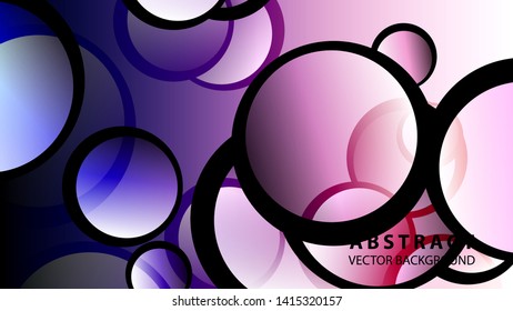 Abstract Colorful Buble Background Vector illustration
