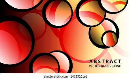 Abstract Colorful Buble Background Vector illustration
