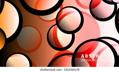 Abstract Colorful Buble Background Vector illustration
