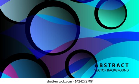 Abstract Colorful Buble Background Vector illustration