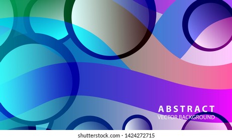 Abstract Colorful Buble Background Vector illustration