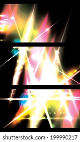 abstract colorful burst rays vector background