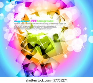 Abstract Colorful Business Background for Flyers