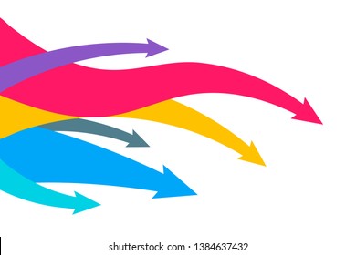 Abstract colorful business background vector illustration