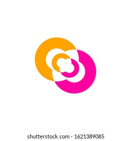 Abstract Colorful Business Logo Set Sign Symbol Icon