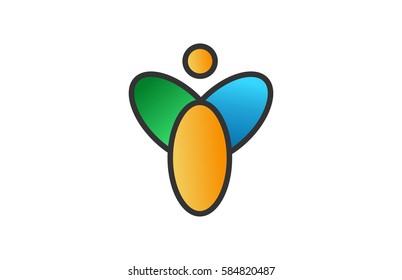 abstract colorful butterfly