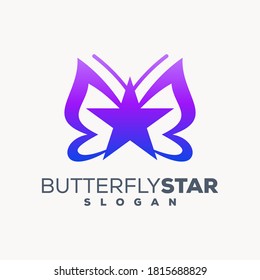 abstract colorful butterfly logo design 
