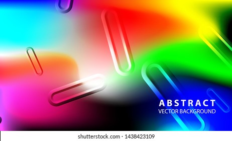Abstract colorful button background with gradient color- vector