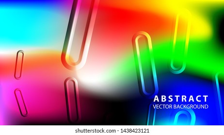 Abstract colorful button background with gradient color- vector