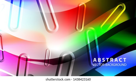 Abstract colorful button background with gradient color- vector