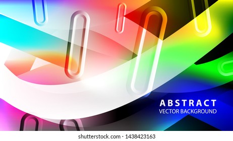Abstract colorful button background with gradient color- vector