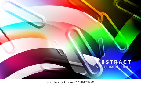 Abstract colorful button background with gradient color- vector