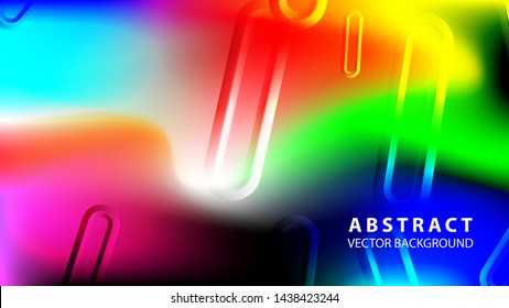 Abstract colorful button background with gradient color- vector