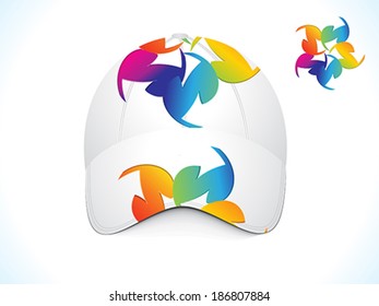 abstract colorful cap template vector illustration