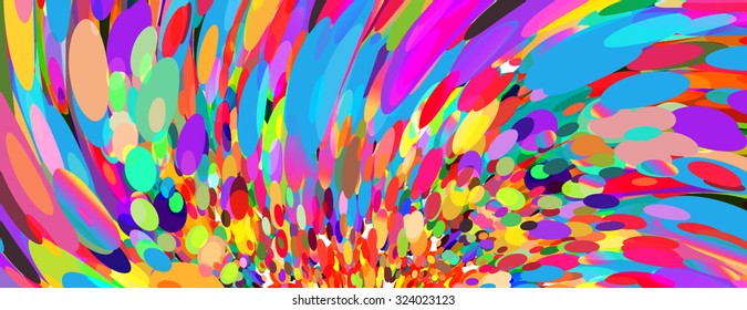 Abstract colorful celebration banner design