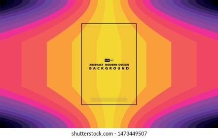 Abstract colorful center stripe line design decoration artwork, element of art for printing, heading. Use for ad, poster, sales, template design. illustration vector eps10