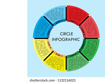 Abstract colorful chrome 3D digital Infographic. Vector can be used for layout. Infographic for Web,  Template, Brochure and Business. Infographic Business Design.