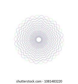 Abstract Colorful Circle