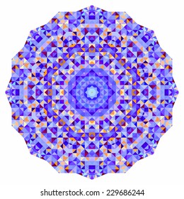Abstract colorful circle backdrop