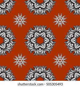 Abstract colorful circle backdrop. Mosaic round banner of blue violet red orange yellow white color geometric shapes
