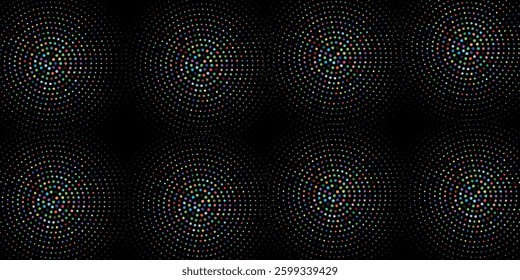 Abstract colorful circle, dots, round pattern and texture background for graphic design, poster, flyer, user interfcae, web design etc. - Powered by Shutterstock - Get 15% off with code: PIKWIZARD15