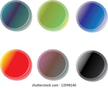 abstract colorful circle elements