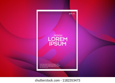 Abstract colorful circle geometric pattern design and background. Use for modern design.Futuristic design posters. Eps10 vector.