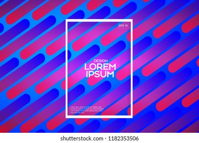 Abstract colorful circle geometric pattern design and background. Use for modern design.Futuristic design posters. Eps10 vector.