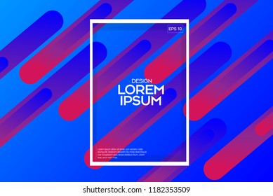 Abstract colorful circle geometric pattern design and background. Use for modern design.Futuristic design posters. Eps10 vector.