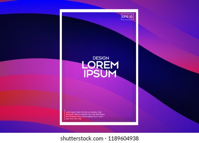 Abstract colorful circle geometric pattern design and background. Use for modern design.Futuristic design posters. Eps10 vector.