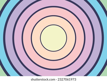 abstract colorful circle and line background