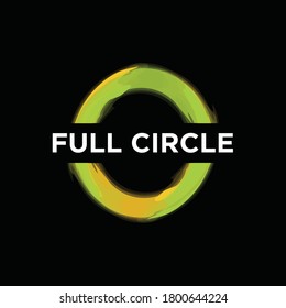 Abstract colorful circle logo element design