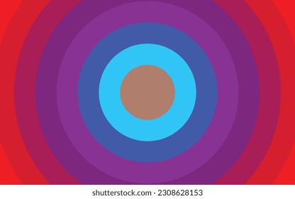 Resumen de color de fondo de movimiento de círculo, elemento para el fondo de escritorio de negocios moderno, presentación, corporación, patrón de círculo fondo ilustración de arte vectorial
