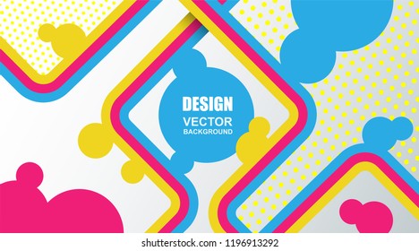 Abstract. Colorful circle shapes  background ,light and shadow . for  layout, brochure,page, poster. Vector illustration